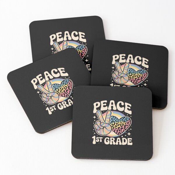 Item preview, Peace Love 1st Grade Leopard Tie Dye  designed and sold by dainegilbert.