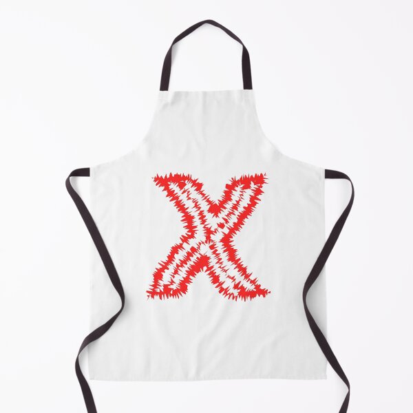 Item preview, Letter X Red Static Glitch Art designed and sold by uncoXab.