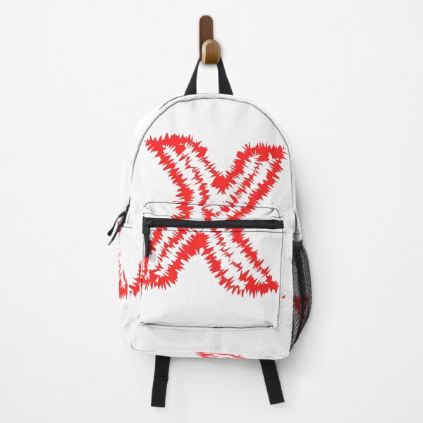 Item preview, Letter X Red Static Glitch Art designed and sold by uncoXab.