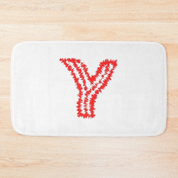 Item preview, Letter Y Red Static Glitch Art designed and sold by uncoXab.