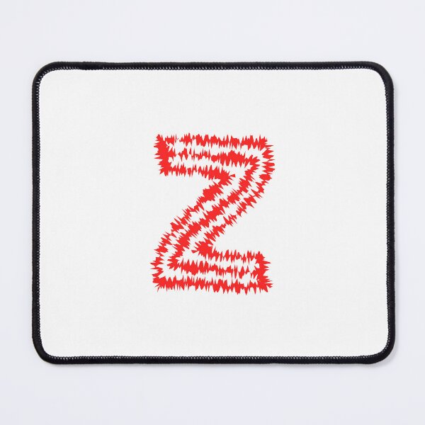 Item preview, Letter Z Red Static Glitch Art designed and sold by uncoXab.