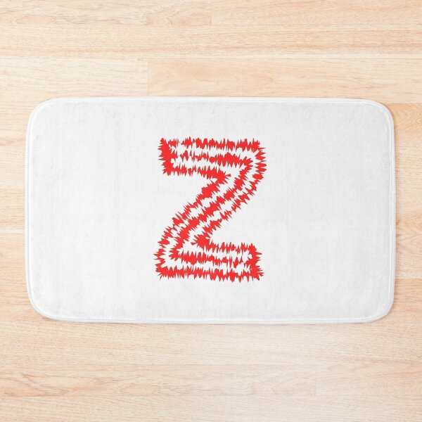 Item preview, Letter Z Red Static Glitch Art designed and sold by uncoXab.