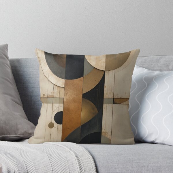 Item preview, Bauhaus Horizon: Non-Figurative Geometry in Iron Oxide and Frosted Cement designed and sold by mrpuchleitner.
