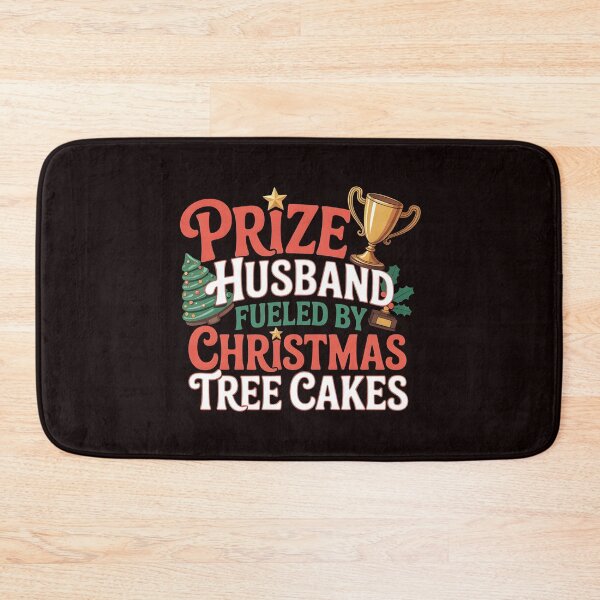Item preview, Trophy Husband Fueled by Christmas Tree Cakes - Funny Xmas Husband Design designed and sold by Redgiant87x.