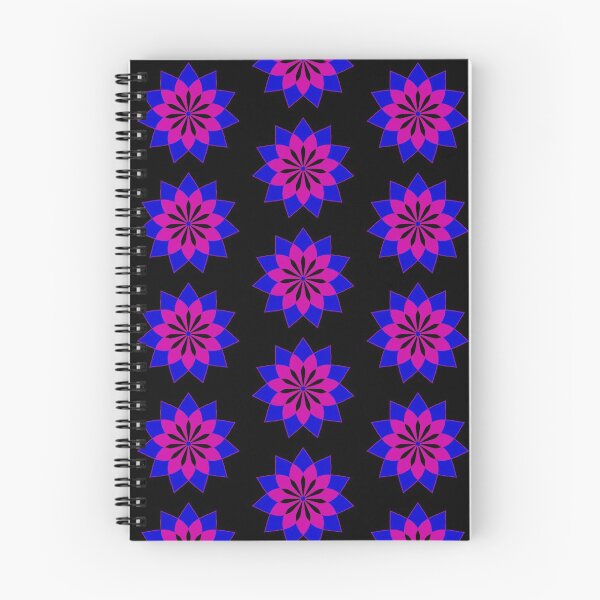 Item preview, Flower Star Pink Blue and Black Design designed and sold by Geo  Artwork.