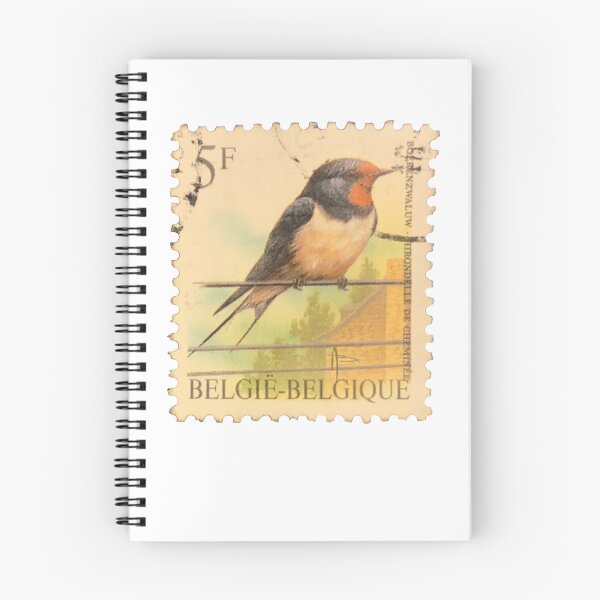 Artikelvorschau, Belgien Schwalbe Vintage Briefmarke entworfen und verkauft von red-amber65.