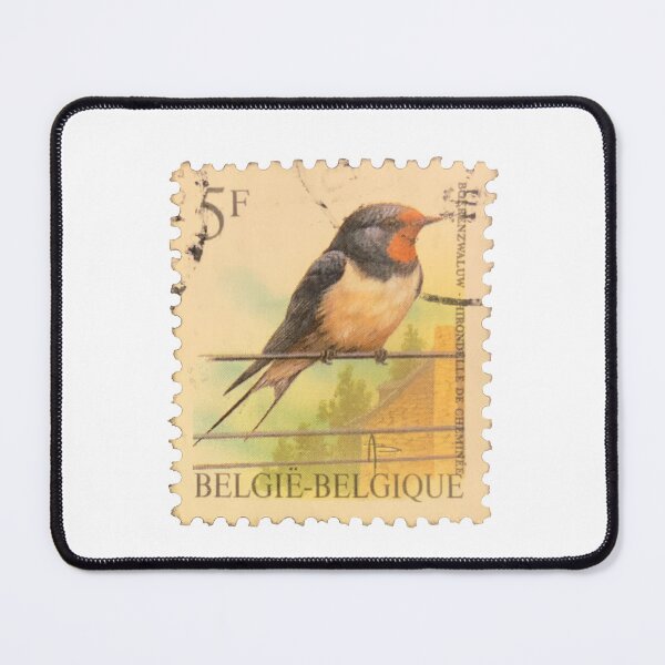 Item preview, Belgium Swallow Vintage Postage Stamp designed and sold by red-amber65.