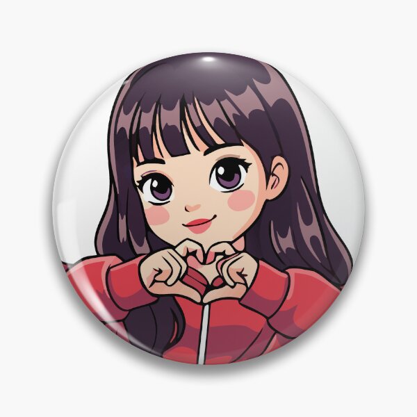 Item preview, K-Pop Christmas Heart Girl designed and sold by ArtEmotionsImages.