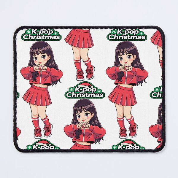 Item preview, K-Pop Christmas Heart Girl designed and sold by ArtEmotionsImages.