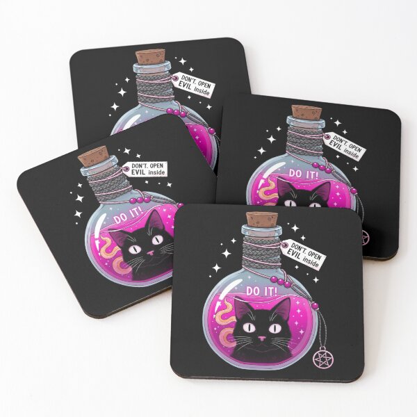 Item preview, Mystical Black Cat Potion Bottle Cute Occult Design designed and sold by MotivaChic.