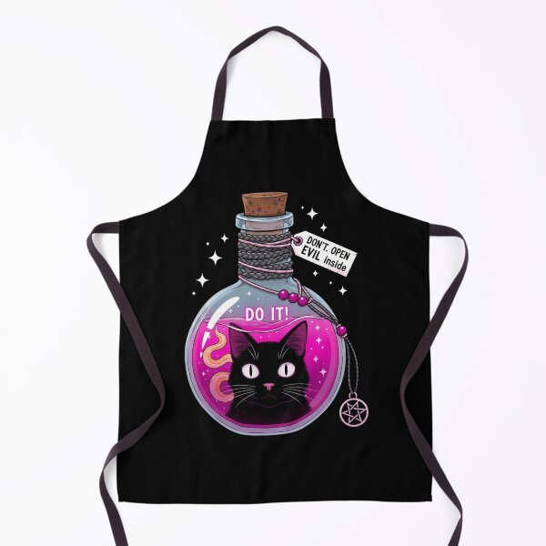 Item preview, Mystical Black Cat Potion Bottle Cute Occult Design designed and sold by MotivaChic.