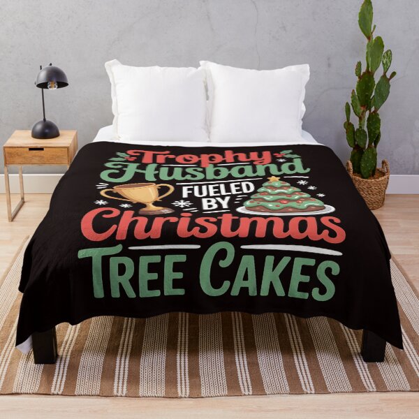 Item preview, Trophy Husband Fueled by Christmas Tree Cakes - Christmas Humor Gift designed and sold by Redgiant87x.