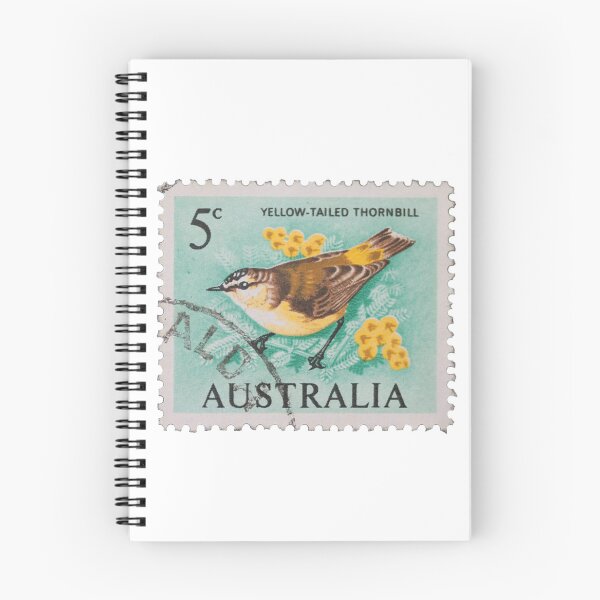 Item preview, Australia Yellow Tailed Thornbill Vintage Postage Stamp designed and sold by red-amber65.