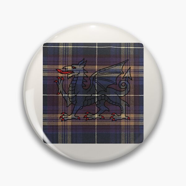 Item preview, Rees Welsh Tartan – The Hope of a Better Age & y Ddraig Goch - the red dragon v2 designed and sold by WheelieGdArt.