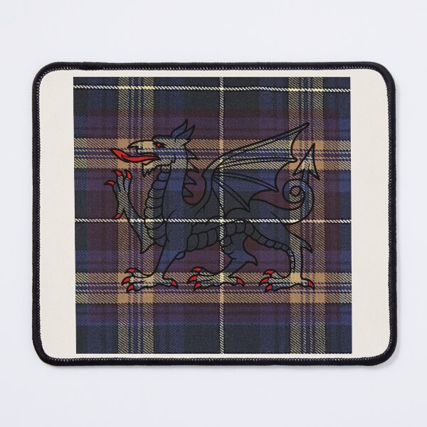 Item preview, Rees Welsh Tartan – The Hope of a Better Age & y Ddraig Goch - the red dragon v2 designed and sold by WheelieGdArt.