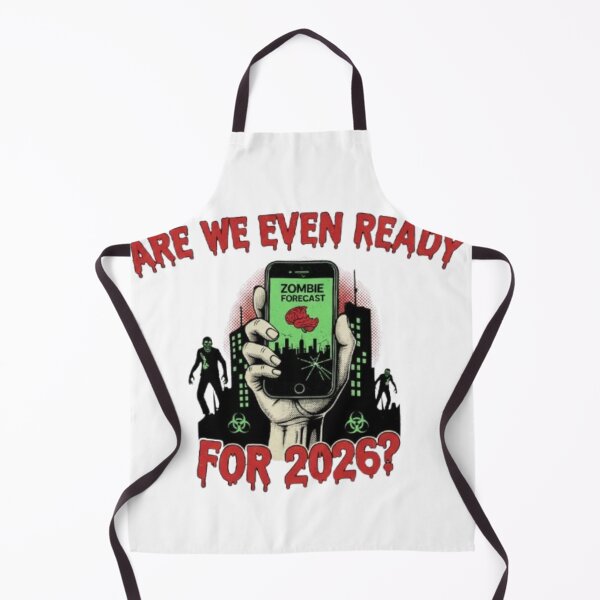 Item preview, Funny 2026 Anxiety T-Shirt: Are We Even Ready? (Zombie Apocalypse Edition) designed and sold by Circebelle017.