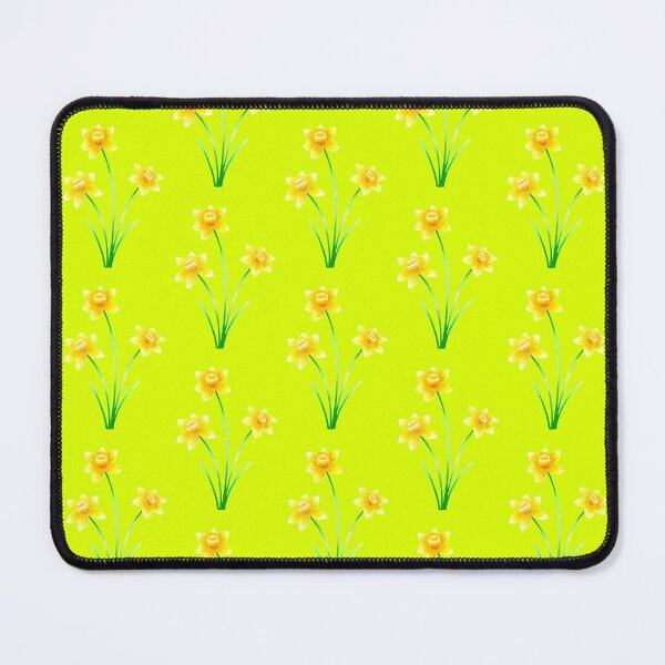 Item preview, Colourful yellow daffodils design bitter lemon background unique original gift present designed and sold by Arniesart85.