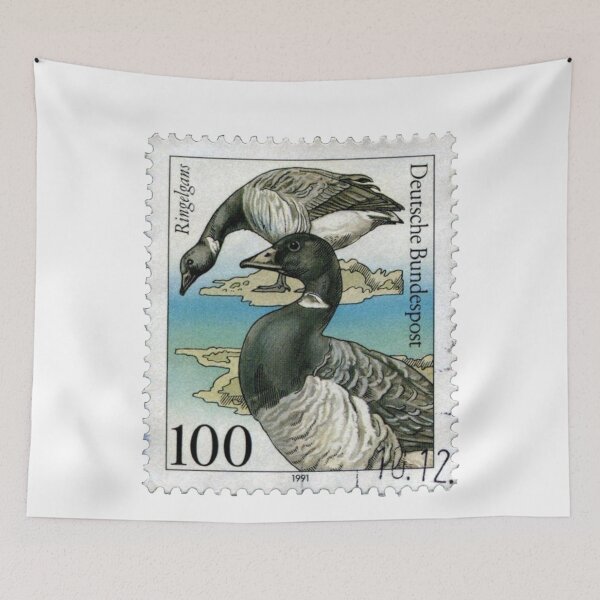 Item preview, German Geese Vintage Postage Stamp designed and sold by red-amber65.