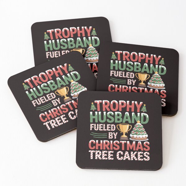 Item preview, Trophy Husband Fueled by Christmas Tree Cakes - Holiday Cake Lover Humor designed and sold by Redgiant87x.
