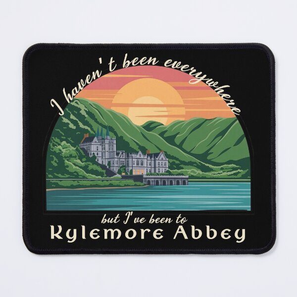Item preview, Kylemore Abbey Ireland Quote designed and sold by EwaVerse.