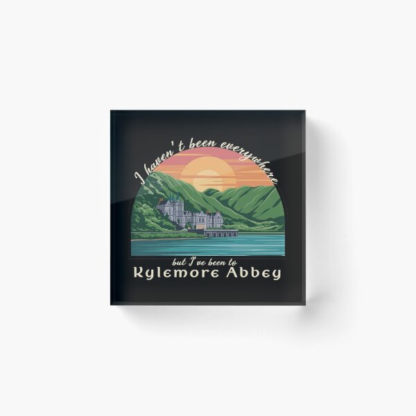 Item preview, Kylemore Abbey Ireland Quote designed and sold by EwaVerse.
