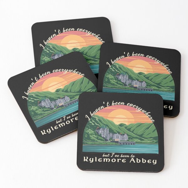 Item preview, Kylemore Abbey Ireland Quote designed and sold by EwaVerse.
