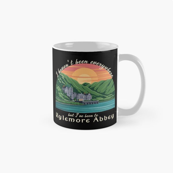 Item preview, Kylemore Abbey Ireland Quote designed and sold by EwaVerse.