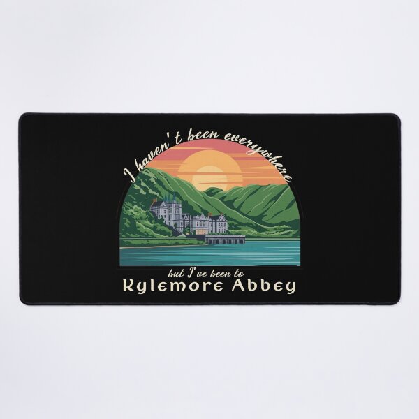 Item preview, Kylemore Abbey Ireland Quote designed and sold by EwaVerse.