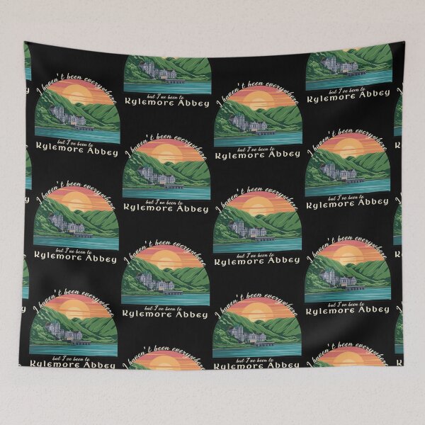 Item preview, Kylemore Abbey Ireland Quote designed and sold by EwaVerse.