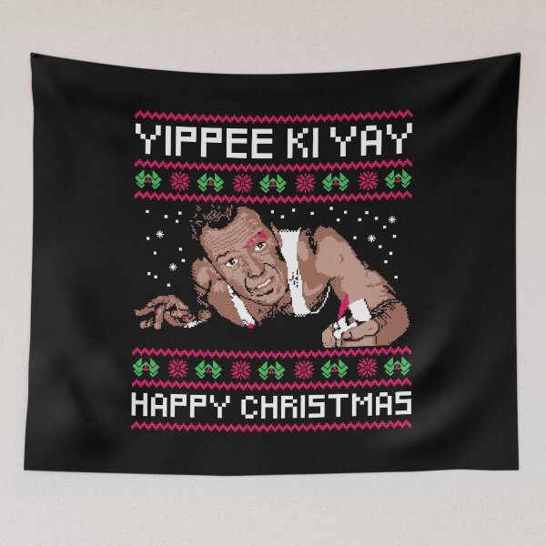 Item preview,  Nakatomi Plaza Yippee Ki Yay Bruce Willis Christmas designed and sold by therocketman.