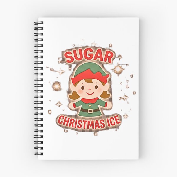 Item preview, Sugar Christmas Ice Cute Holiday Elf Girl designed and sold by TrinovaCreates.