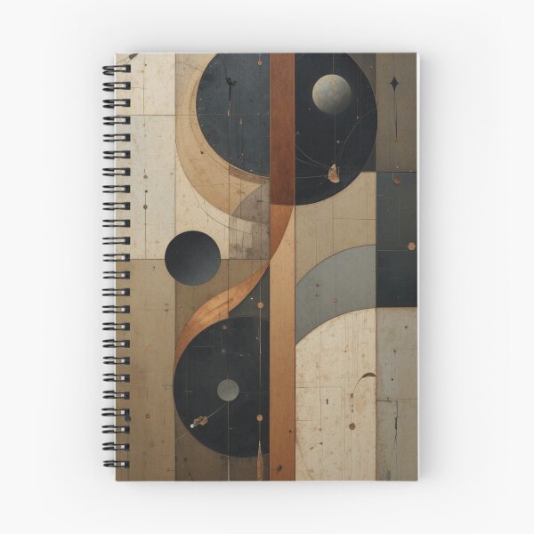 Item preview, Bauhaus Void: Non-Objective Geometry in Charred Crimson and Industrial Slate designed and sold by mrpuchleitner.