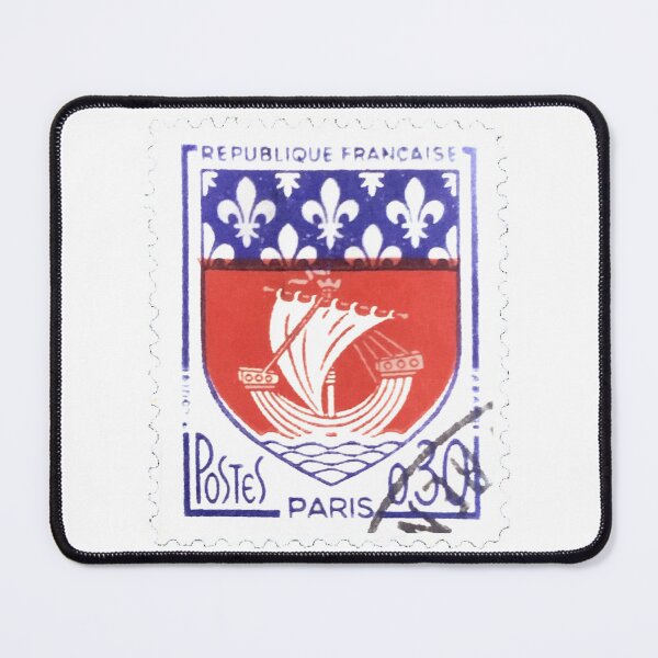 Item preview, France Paris Shield Vintage Postage Stamp designed and sold by red-amber65.