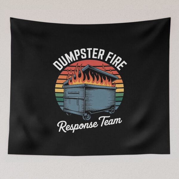 Item preview, Funny Dumpster Fire Response Team designed and sold by FortuneFull.