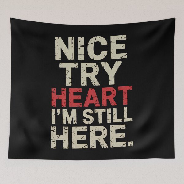 Item preview, Funny Heart Attack Survivor Heart Disease Awareness designed and sold by TikCore.