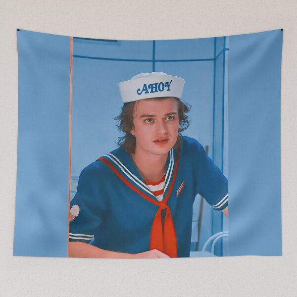 Item preview, Retro Sailor Uniform Sticker, Vintage Blue Red Aesthetic 80s Fan Art designed and sold by Dutenarafi.