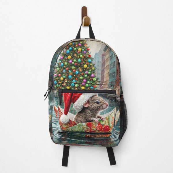 Item preview, Festive Rat Sailing an Origami Boat designed and sold by M-Y-A-R-T-.