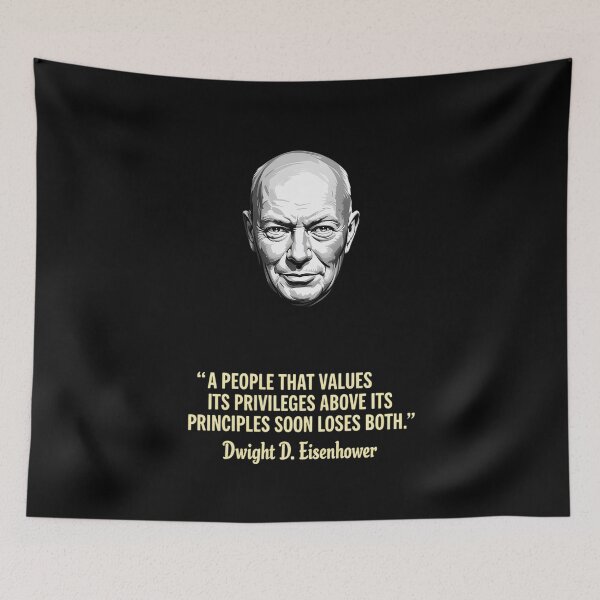 Item preview, Dwight President D. Eisenhower Quote designed and sold by LKappa3Faber.