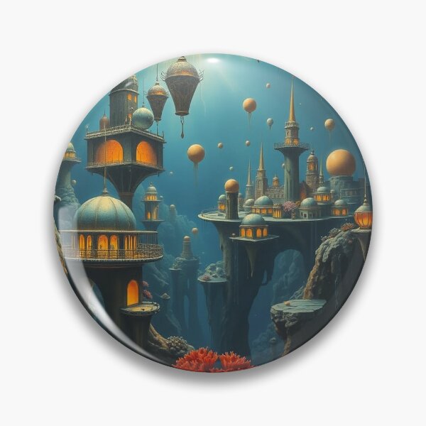 Item preview, Deep-Sea Metropolis – Life beneath the waves, surreal vibes & futuristic ocean dreams full of magic designed and sold by FotoworldEdel.