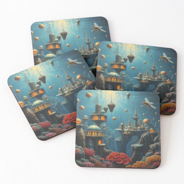 Item preview, Deep-Sea Metropolis – Life beneath the waves, surreal vibes & futuristic ocean dreams full of magic designed and sold by FotoworldEdel.