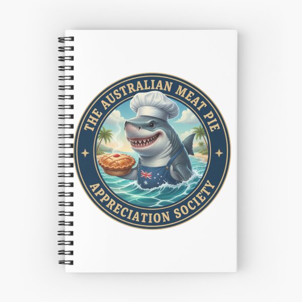Item preview, The Meat Pie Shark designed and sold by The Australian Meat Pie Appreciation Society.