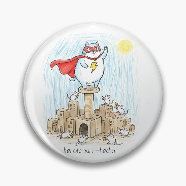 Item preview, Heroic Purr-Tector designed and sold by DvdTai.