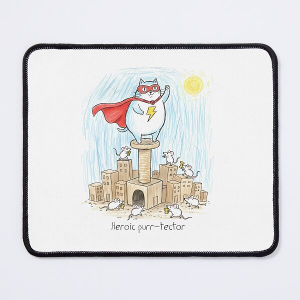 Item preview, Heroic Purr-Tector designed and sold by DvdTai.