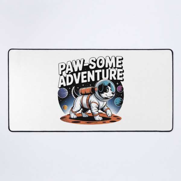 Item preview, Paw-some Adventure Cute Dog Astronaut Space Lover Gift designed and sold by chattsuede.