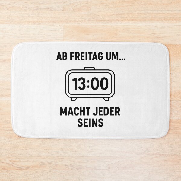 Item preview, From Friday at one o'clock, everyone does their own thing. designed and sold by AggAverse.