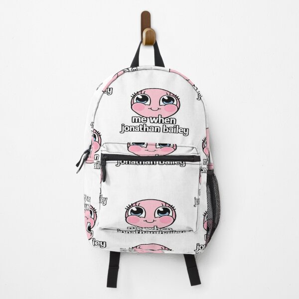 Item preview, Cute Blush Emoji Sticker – Me When Jonathan Bailey designed and sold by Gurjeetpixelart.