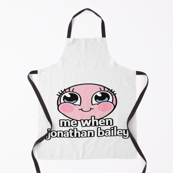 Item preview, Cute Blush Emoji Sticker – Me When Jonathan Bailey designed and sold by Gurjeetpixelart.