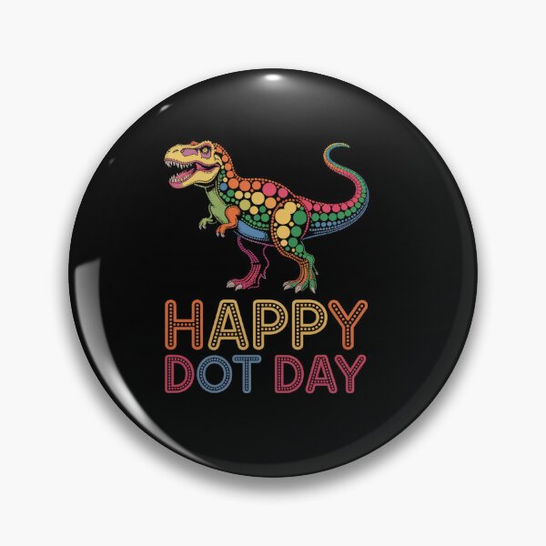 Item preview, Dot Day 2025 September 15th Polka Dot T-Rex Boys Girls Kids designed and sold by TiredPack.