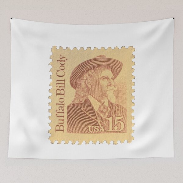 Aperçu de l'œuvre Buffalo Bill Cody USA Timbre-poste créée et vendue par red-amber65.