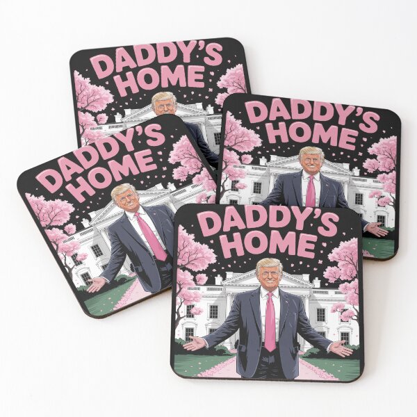 Item preview, Daddy's Home Shirt Funny 2024 Mens Womens Pink Daddys Home designed and sold by FortuneFull.